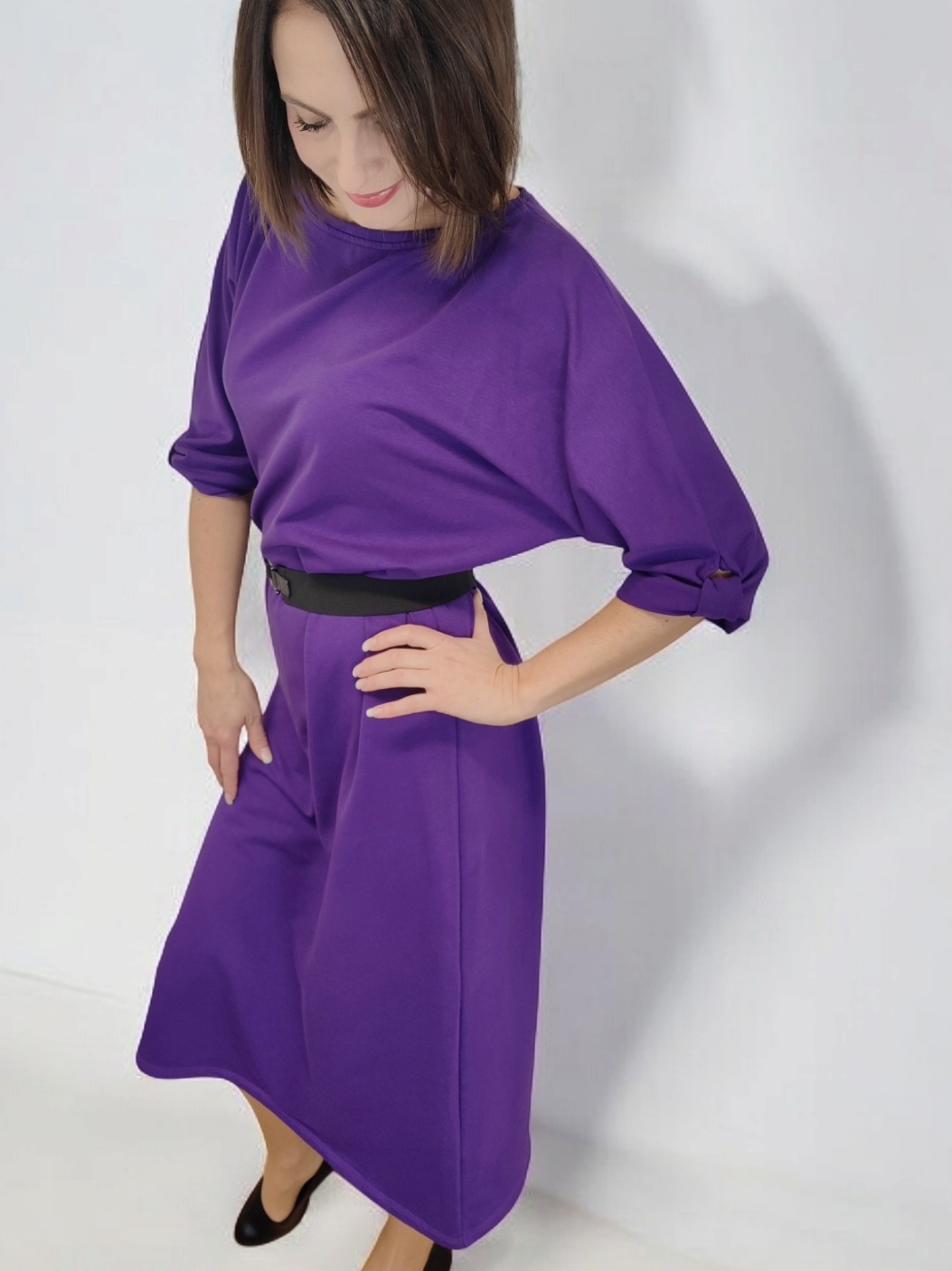 Elegantní zimní šaty vhodné do práce i na volný čas